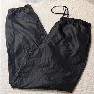 Lauren Ralph Lauren Black Joggers Zipper Pockets Small Windbreaker small Vintage